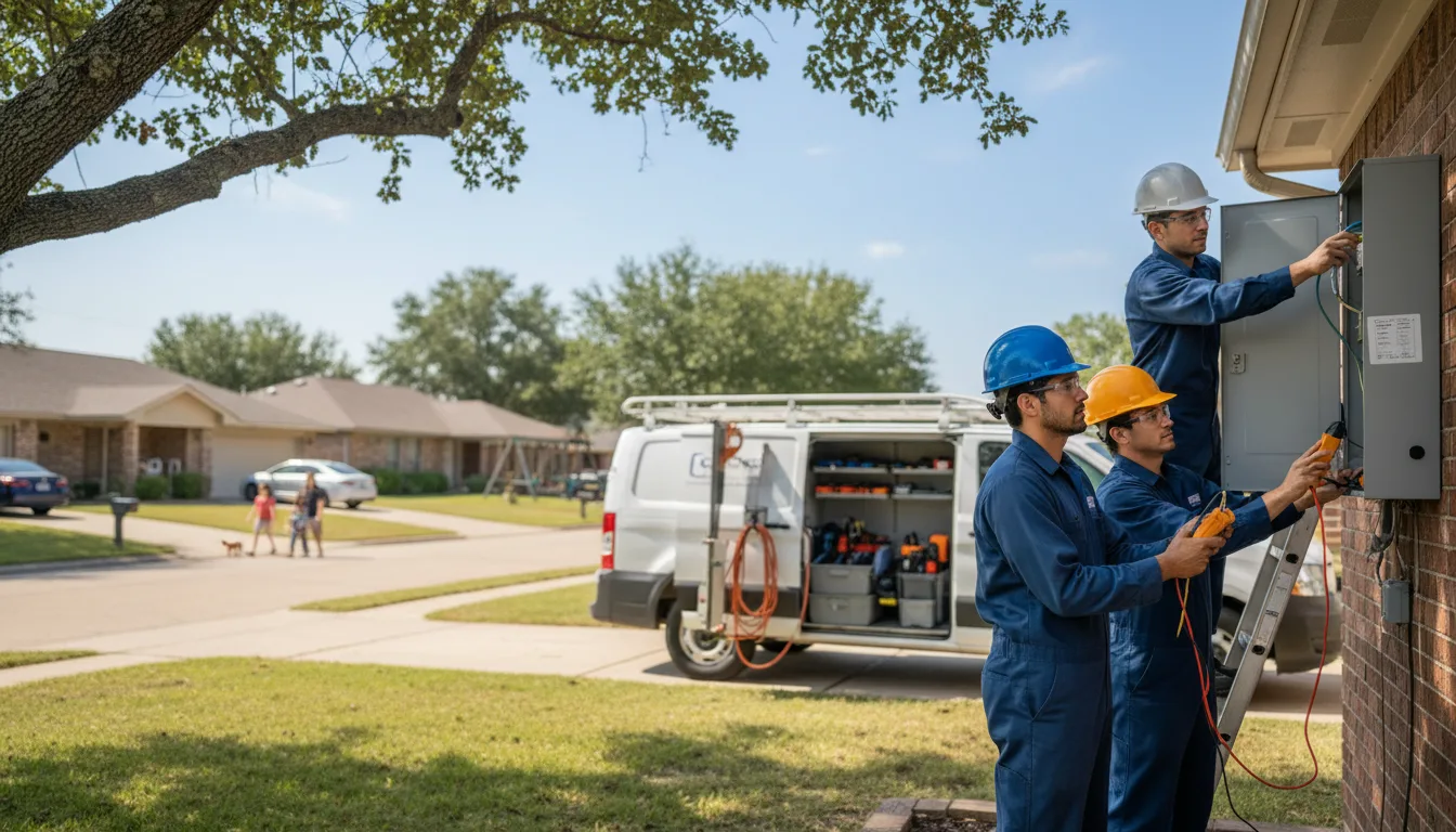 Certified electrician providing emergency electrical services in Lexington, NE
